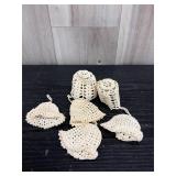 Crocheted lace Bells