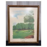 Pinehurst Country Club golf course framed print