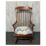 Wooden decorative rocking chair