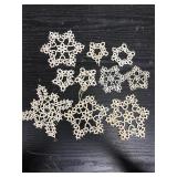 Crocheted lace Snowflakes