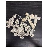 Crocheted lace Crosses & Trees