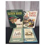 Vintage Fairy Tales & Robin Hood books