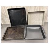 Square baking pan lot
