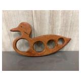 duck wooden spaghetti measuring tool