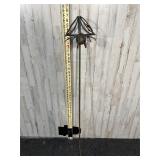 Metal decorative garden ladybug stake