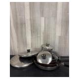 Stainless pots & pans lot