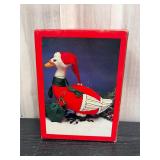Tuesday Morning painted Christmas goose