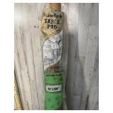 rolled 52' x 108' deluxe foam-backed table pad
