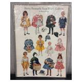 uncut page of 'Betty Bonnet's New Year's Callers'
