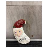 1993 Oyster Shell Santa ornament