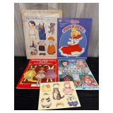 Vintage paper dolls lot