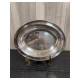 Academy Silver-on-Copper oval serving dish