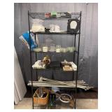 Glass & appliances rack lot