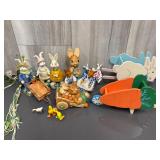 Easter/ bunny figurine lot