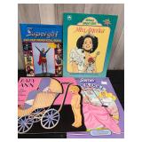 Vintage paper dolls lot