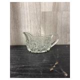 vintage pressed glass creamer pitcher