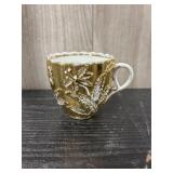 vintage porcelain mustache cup