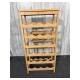 Bamboo wine rack