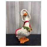 vintage Christmas goose figurine