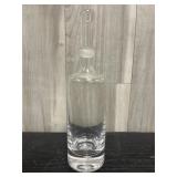 Vintage clear glass decanter