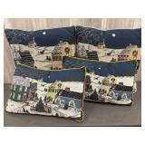 Set of 4 Christmas pillows