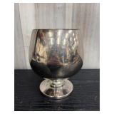Oversized silverplate goblet
