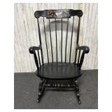 Ethan Allen black rocking chair