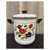 vintage GMI enamelware stock pot