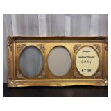 Large triptych gold-leaf frame