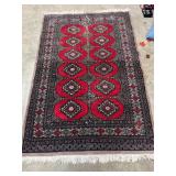 red and black oriental rug