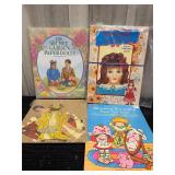 Vintage paper dolls lot