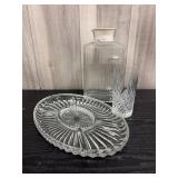 Clear glass lot