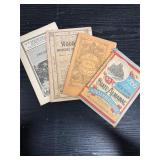 Antique Farmer's almanacs lot