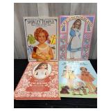Vintage Shirley Temple & others paper dolls set