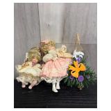 Cherub angel ornaments