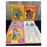 Golden Books vintage paper dolls lot