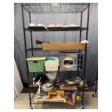 Printer & Toys Rack lot