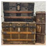 Footlockers and Suitcase