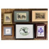 Six Framed Works