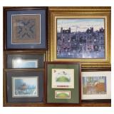 Six Framed Works