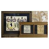 Armorial Watercolor and Print