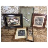 Five Framed Works