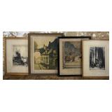 Four Engravings