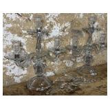 Glass Candelabra