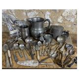 Pewter and Silver Plate