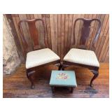 Chairs and Footstool