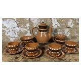 Redware Tea Service