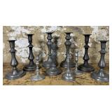 Pewter Candlesticks