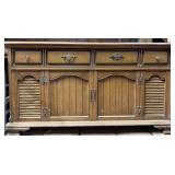 Vintage Records and Stereo Cabinet