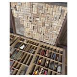 Jim's Print Tray Collection and Corks